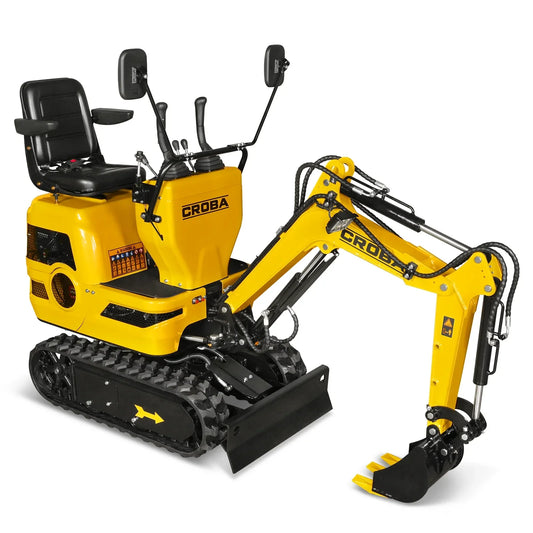 MechMaxx MEC06 Mini Excavator Compact 0.6 Ton Loncin 300cc 9HP Engine 43.3" Max Digging Depth 1345 lbs Operating Weight New