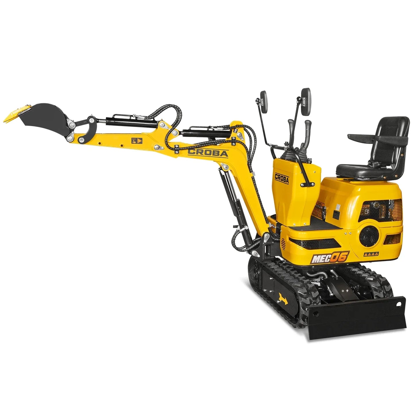 MechMaxx MEC06 Mini Excavator Compact 0.6 Ton Loncin 300cc 9HP Engine 43.3" Max Digging Depth 1345 lbs Operating Weight New