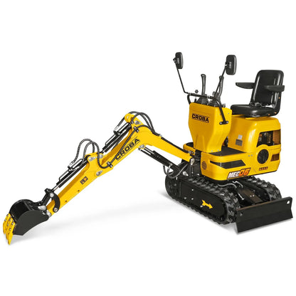 MechMaxx MEC06 Mini Excavator Compact 0.6 Ton Loncin 300cc 9HP Engine 43.3" Max Digging Depth 1345 lbs Operating Weight New