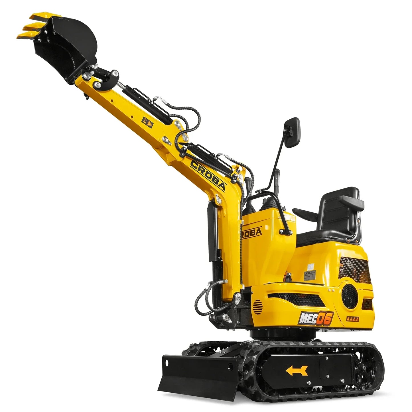 MechMaxx MEC06 Mini Excavator Compact 0.6 Ton Loncin 300cc 9HP Engine 43.3" Max Digging Depth 1345 lbs Operating Weight New