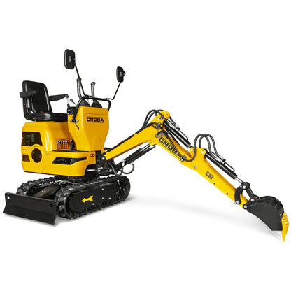 MechMaxx MEC06 Mini Excavator Compact 0.6 Ton Loncin 300cc 9HP Engine 43.3" Max Digging Depth 1345 lbs Operating Weight New