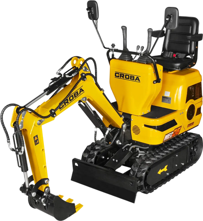MechMaxx MEC06 Mini Excavator Compact 0.6 Ton Loncin 300cc 9HP Engine 43.3" Max Digging Depth 1345 lbs Operating Weight New