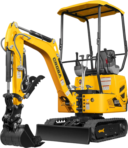MechMaxx MEC10 Mini Excavator Compact B&S Vanguard 408cc 14HP Engine 65.7" Max Digging Depth 1 Ton 2370 lbs Operating Weight New