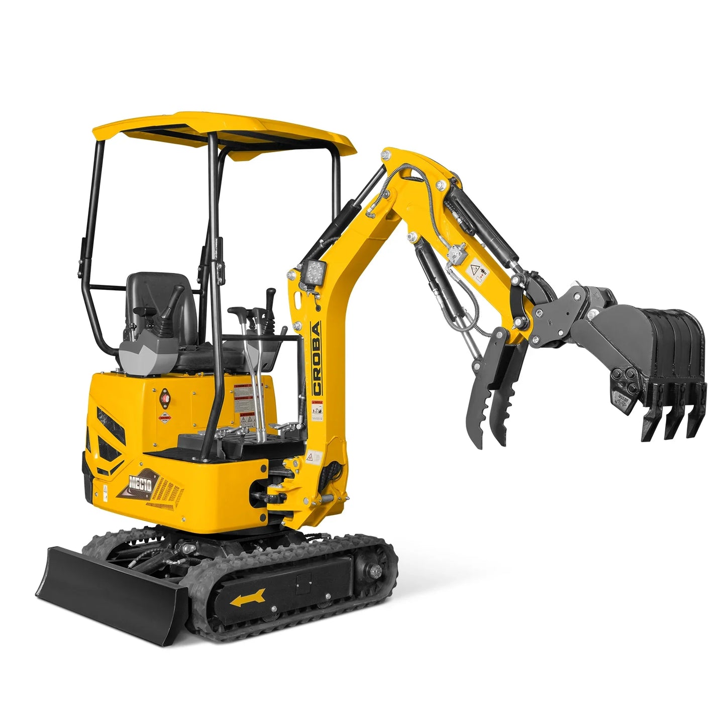 MechMaxx MEC10 Mini Excavator Compact B&S Vanguard 408cc 14HP Engine 65.7" Max Digging Depth 1 Ton 2370 lbs Operating Weight New