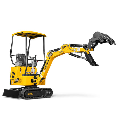 MechMaxx MEC10 Mini Excavator Compact B&S Vanguard 408cc 14HP Engine 65.7" Max Digging Depth 1 Ton 2370 lbs Operating Weight New