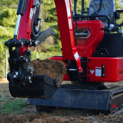 MechMaxx MEC10 Mini Excavator Compact HONDA GX390 Engine 65.7" Max Digging Depth 1 Ton 2280 lbs Operating Weight New