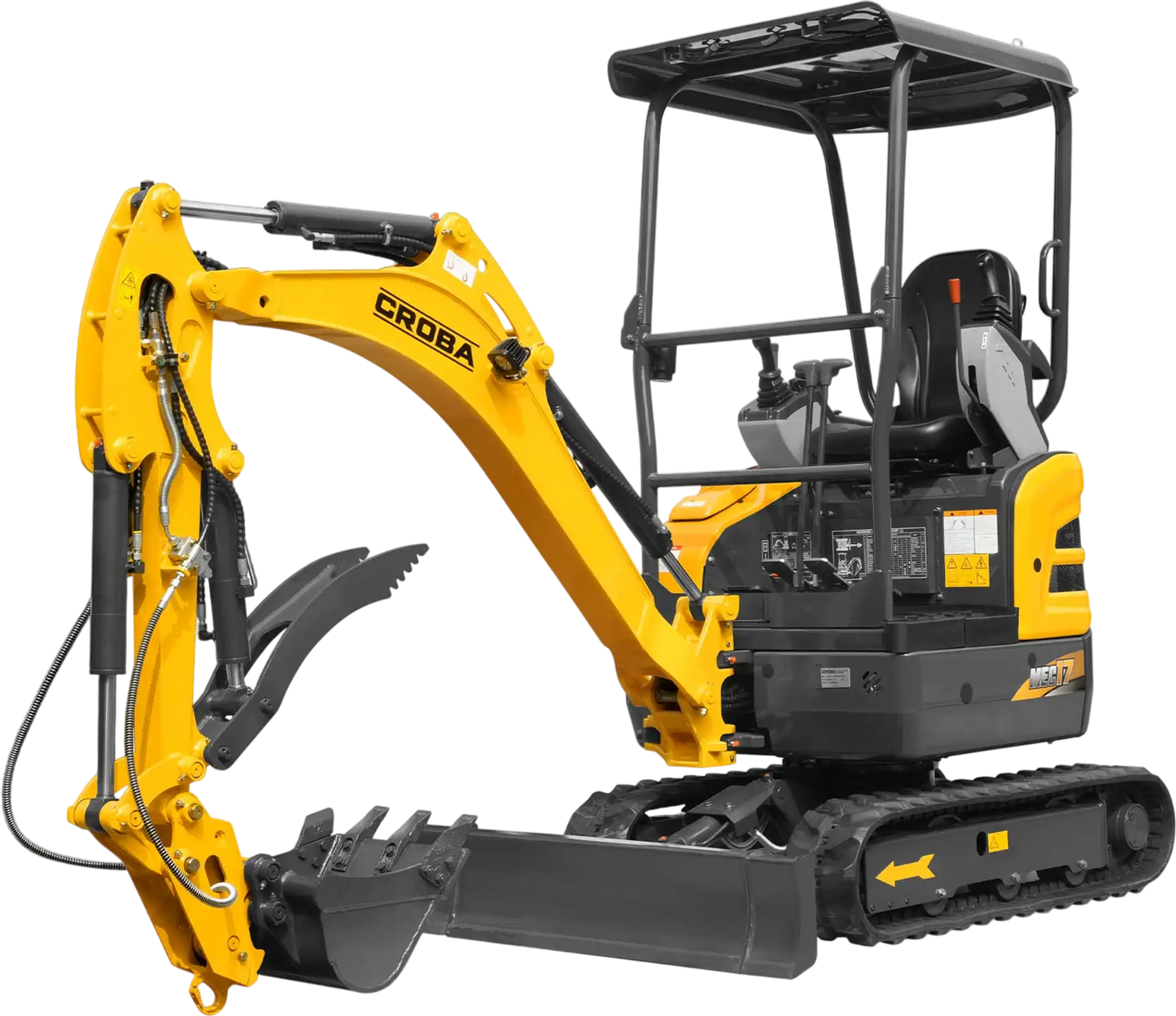 MechMaxx MEC17 Mini Excavator Compact Kubota D902 Engine 95" Max Digging Depth 1.7 Ton 4190 lbs Operating Weight New