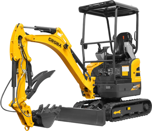 MechMaxx MEC17 Mini Excavator Compact Kubota D902 Engine 95" Max Digging Depth 1.7 Ton 4190 lbs Operating Weight New