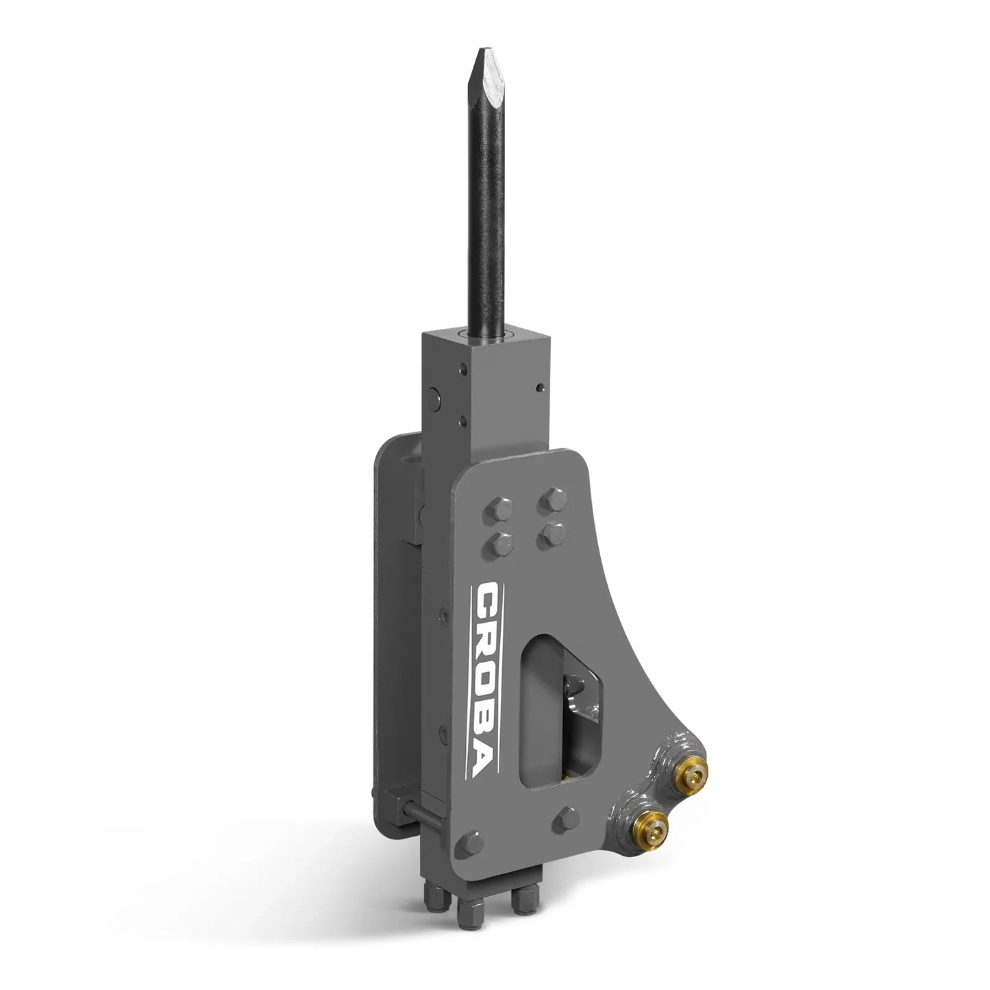 MechMaxx 150549 Hydraulic Breakers Hydraulic Breaker Hammer for Mini Compact Excavator 360 J Impact Energy 700-1200 BPM New