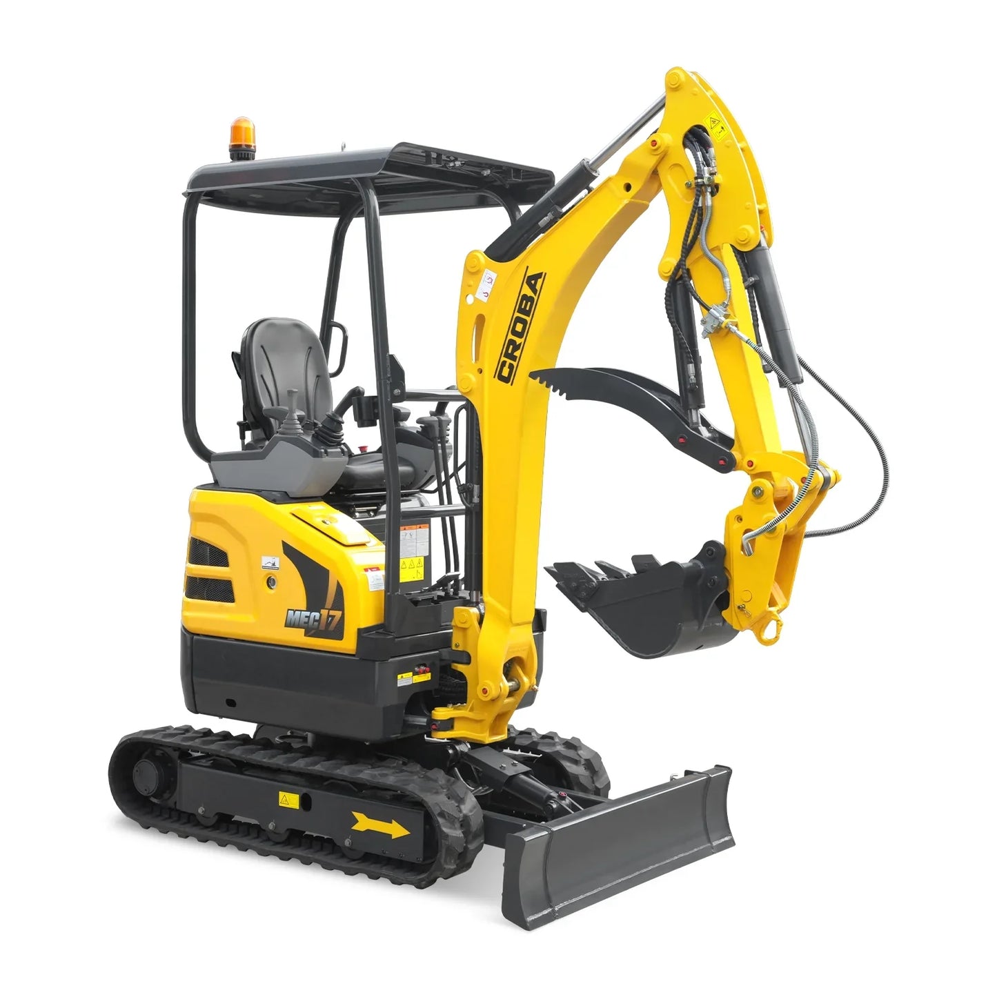 MechMaxx MEC17 Mini Excavator Compact Kubota D902 Engine 95" Max Digging Depth 1.7 Ton 4190 lbs Operating Weight New