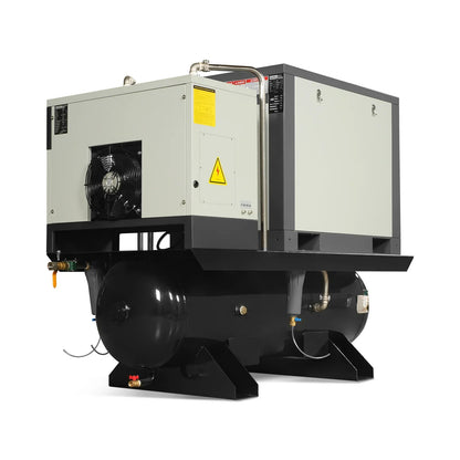 MechMaxx ML10 Air Compressor 10HP Rotary Screw with Dryer 66-Gal ASME Tank 32 CFM 116 PSI 230V 3-Phase Industrial Grade New