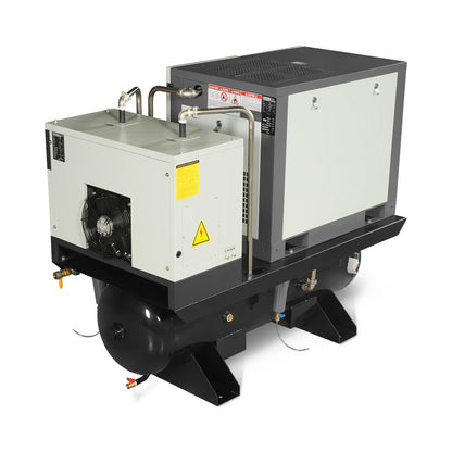 MechMaxx ML10 Air Compressor 10HP Rotary Screw with Dryer 66-Gal ASME Tank 32 CFM 116 PSI 230V 3-Phase Industrial Grade New