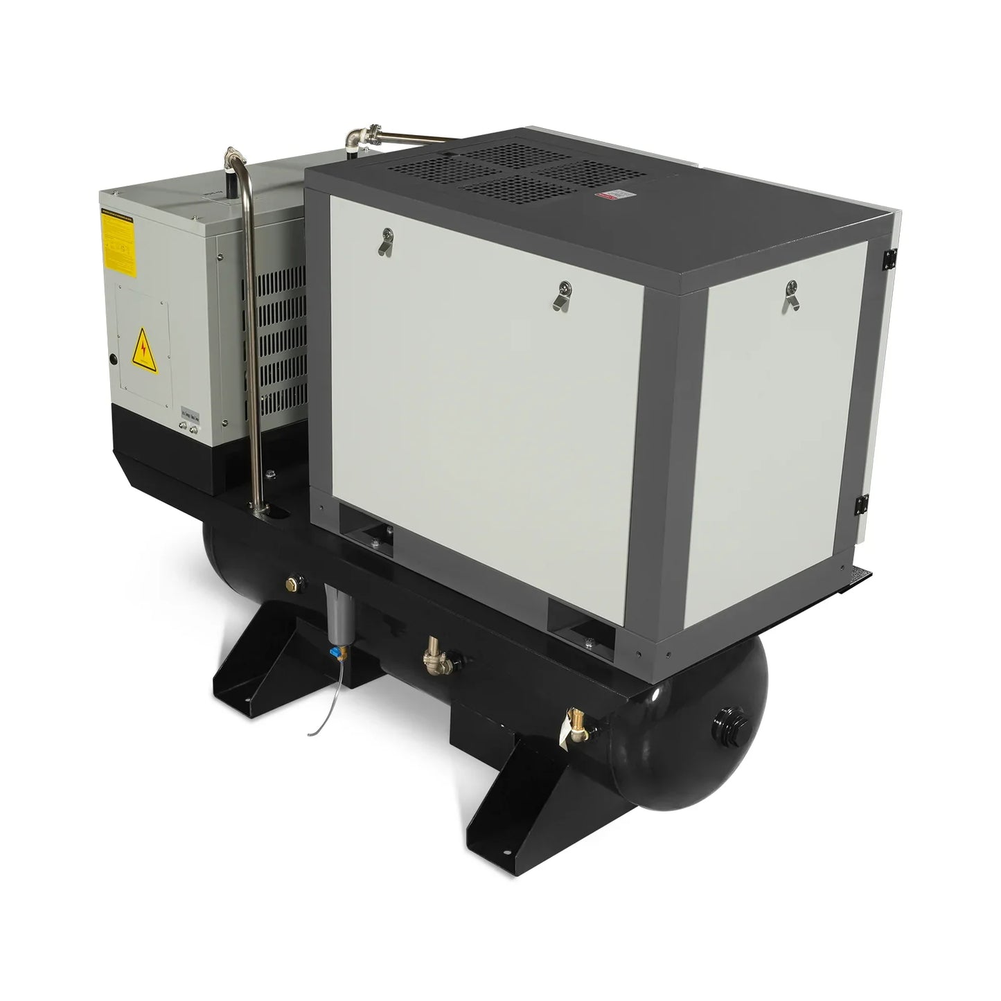 MechMaxx ML10 Air Compressor 10HP Rotary Screw with Dryer 66-Gal ASME Tank 32 CFM 116 PSI 230V 3-Phase Industrial Grade New