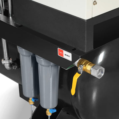 MechMaxx ML15 Air Compressor 15HP Rotary Screw with Dryer 105-Gal ASME Tank 45 CFM 116 PSI 230V 3-Phase Industrial Grade New