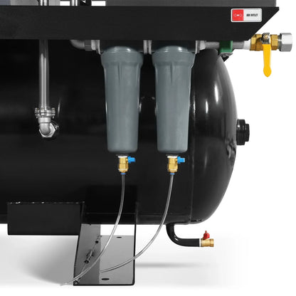 MechMaxx ML15 Air Compressor 15HP Rotary Screw with Dryer 105-Gal ASME Tank 45 CFM 116 PSI 230V 3-Phase Industrial Grade New