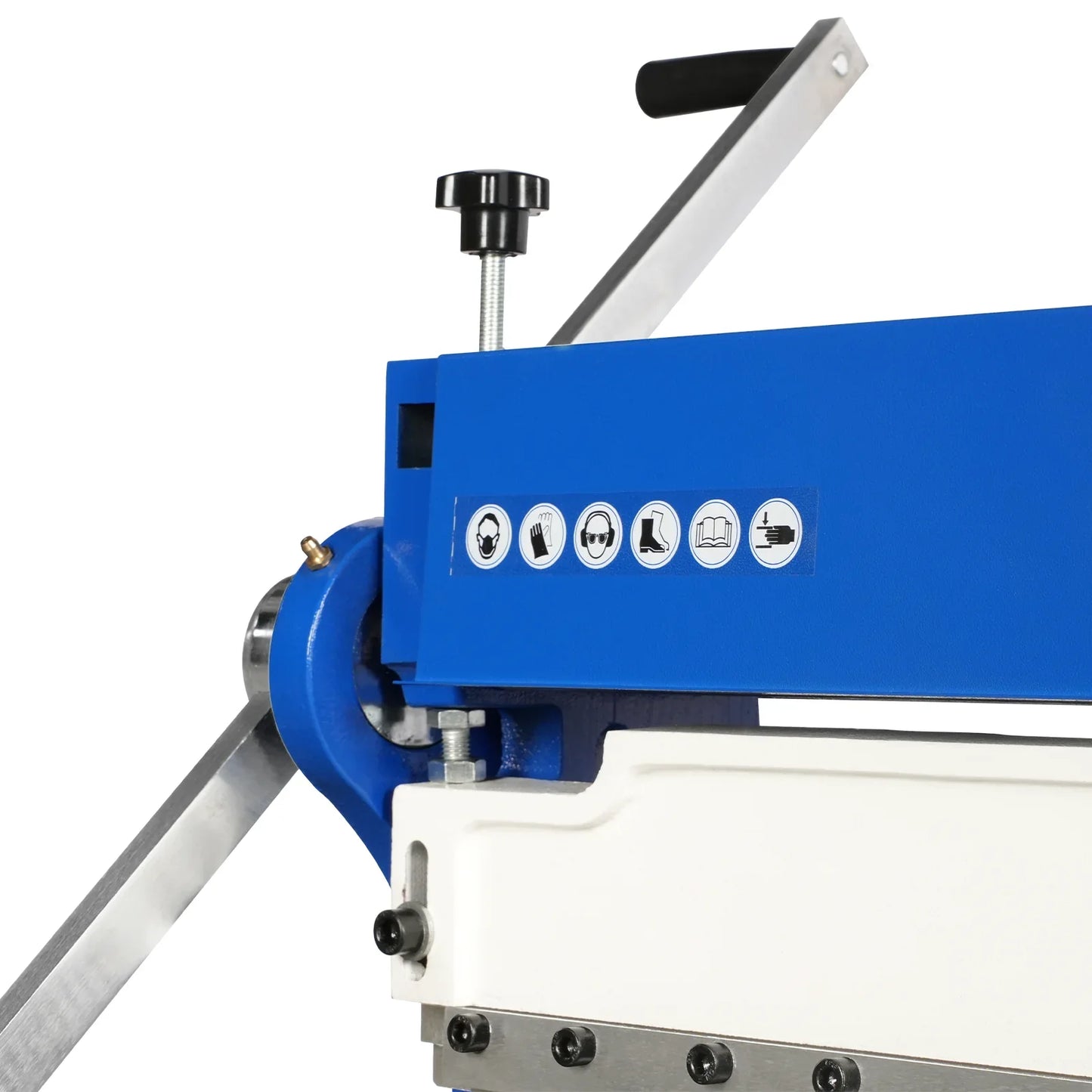 MechMaxx MMCB3016 3"-1 Sheet Metal Machine 30" Pan and Box Brake Slip Roll Shear Bending Machine 20 Gauge Mild Steel Adjustable Fingers Heavy Duty New