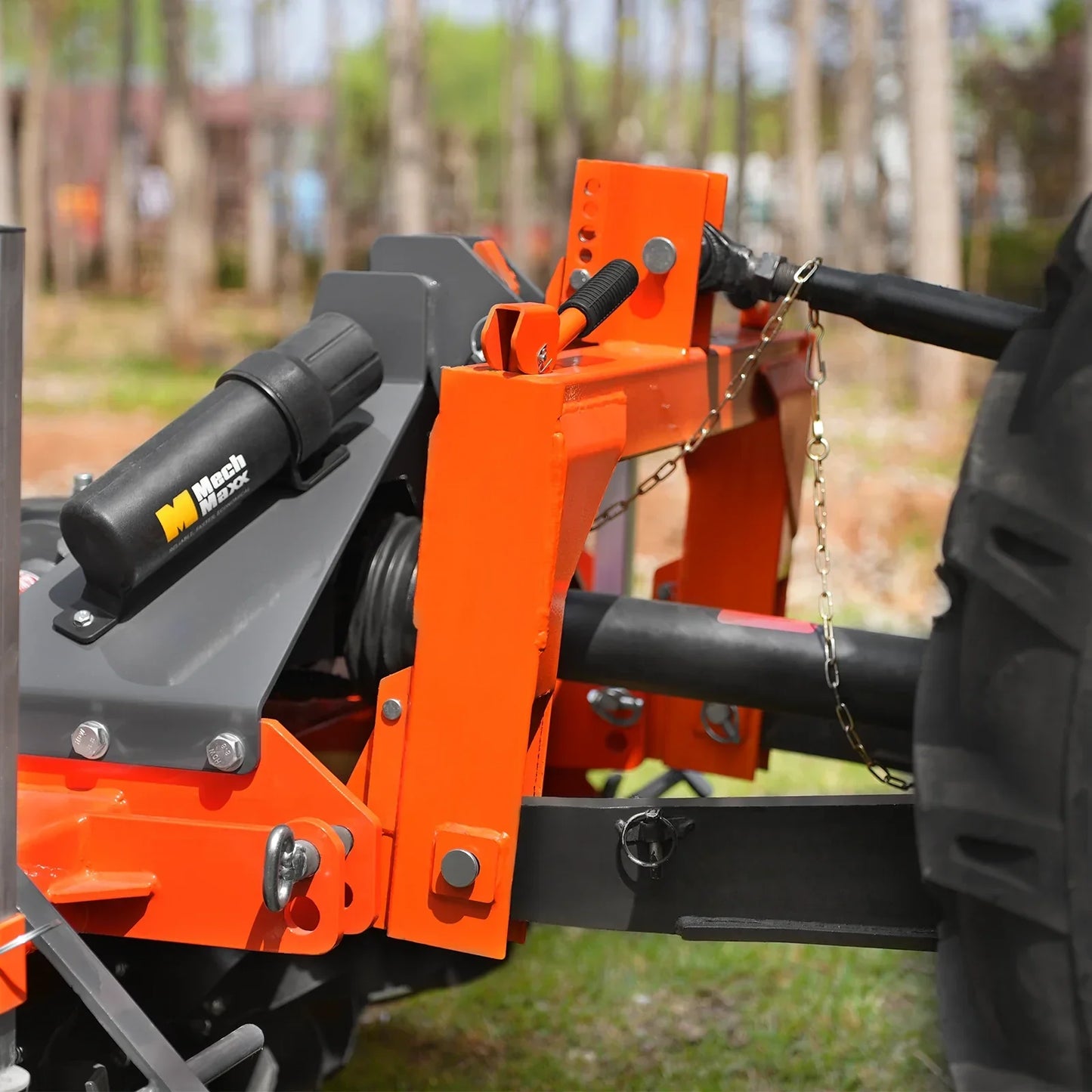 MechMaxx MRT60 Rotary Tiller 60" 3 Point Hitch Cat. 1 & 2 Gear Drive PTO Shaft Included Slip Clutch 30-60 HP New