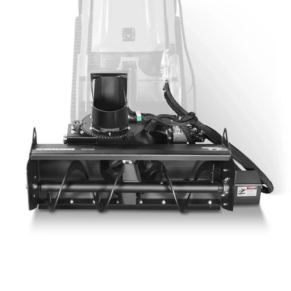 MechMaxx MSB48 Skid Steer Snow Blower 48" Width 20" Intake Hydraulic Remote Control Chute Rotation Deflector New