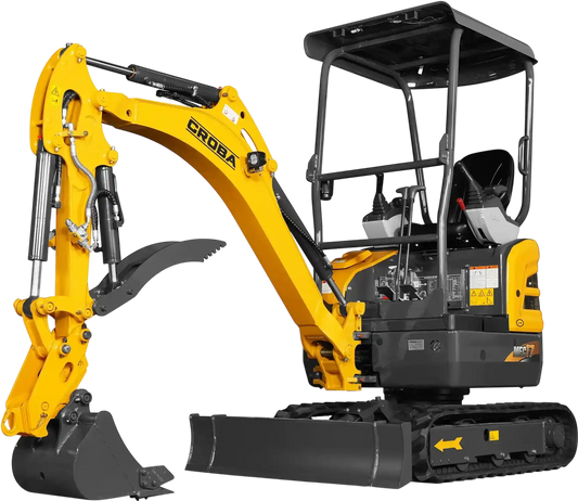 MechMaxx MEC17 Mini Excavator Compact Kubota D902 Engine 89" Max Digging Depth 1.7 Ton 4145 lbs Operating Weight New