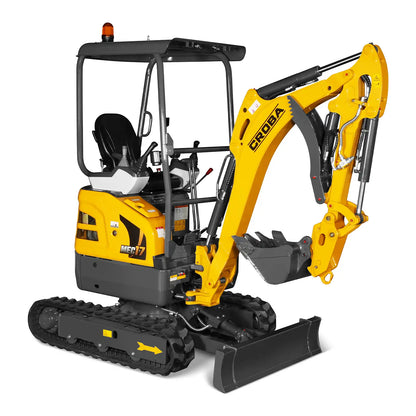 MechMaxx MEC17 Mini Excavator Compact Kubota D902 Engine 89" Max Digging Depth 1.7 Ton 4145 lbs Operating Weight New