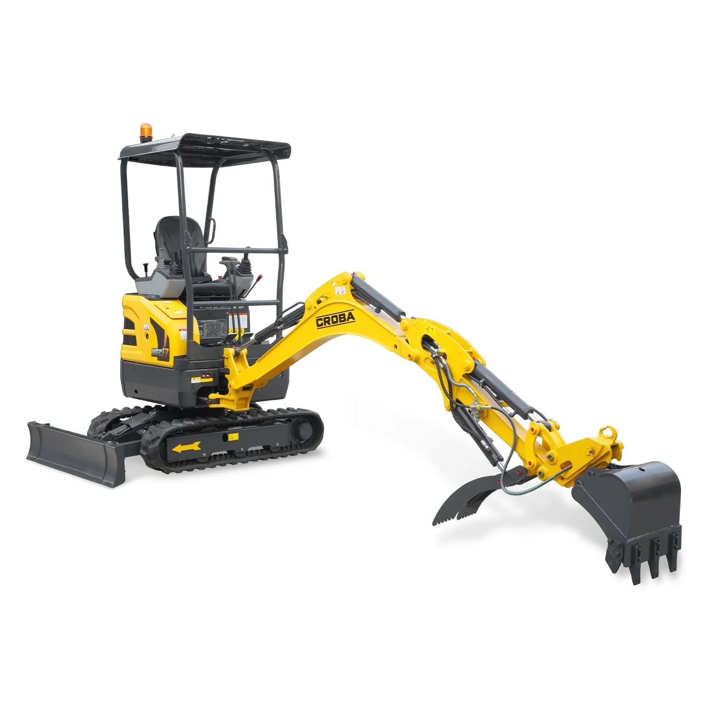 MechMaxx MEC17 Mini Excavator Compact Kubota D902 Engine 95" Max Digging Depth 1.7 Ton 4190 lbs Operating Weight New