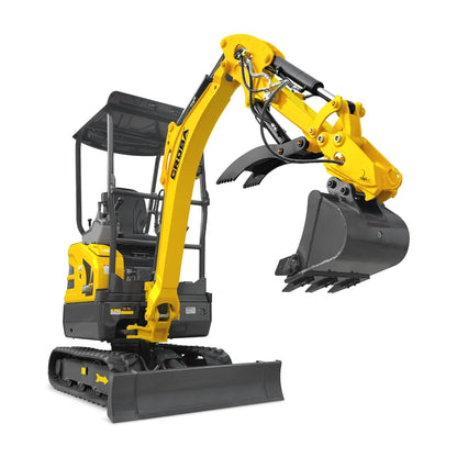 MechMaxx MEC17 Mini Excavator Compact Kubota D902 Engine 95" Max Digging Depth 1.7 Ton 4190 lbs Operating Weight New