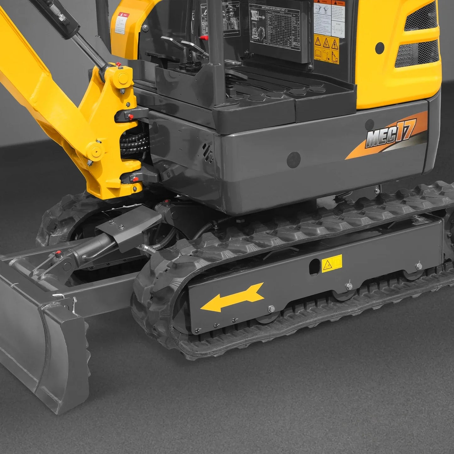 MechMaxx MEC17 Mini Excavator Compact Kubota D902 Engine 95" Max Digging Depth 1.7 Ton 4190 lbs Operating Weight New