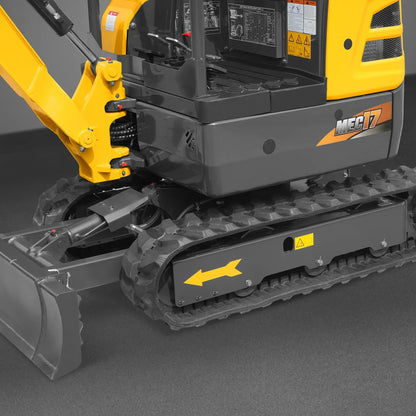 MechMaxx MEC17 Mini Excavator Compact Kubota D902 Engine 95" Max Digging Depth 1.7 Ton 4190 lbs Operating Weight New