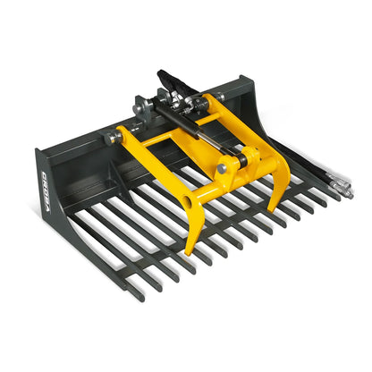 MechMaxx RGB44 Skid Steer Grapple Bucket 20" Mini Rock Grapple Bucket New