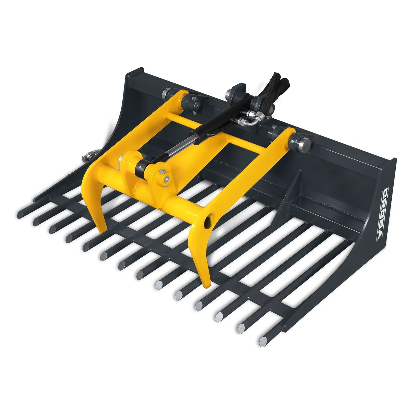 MechMaxx RGB44 Skid Steer Grapple Bucket 20" Mini Rock Grapple Bucket New