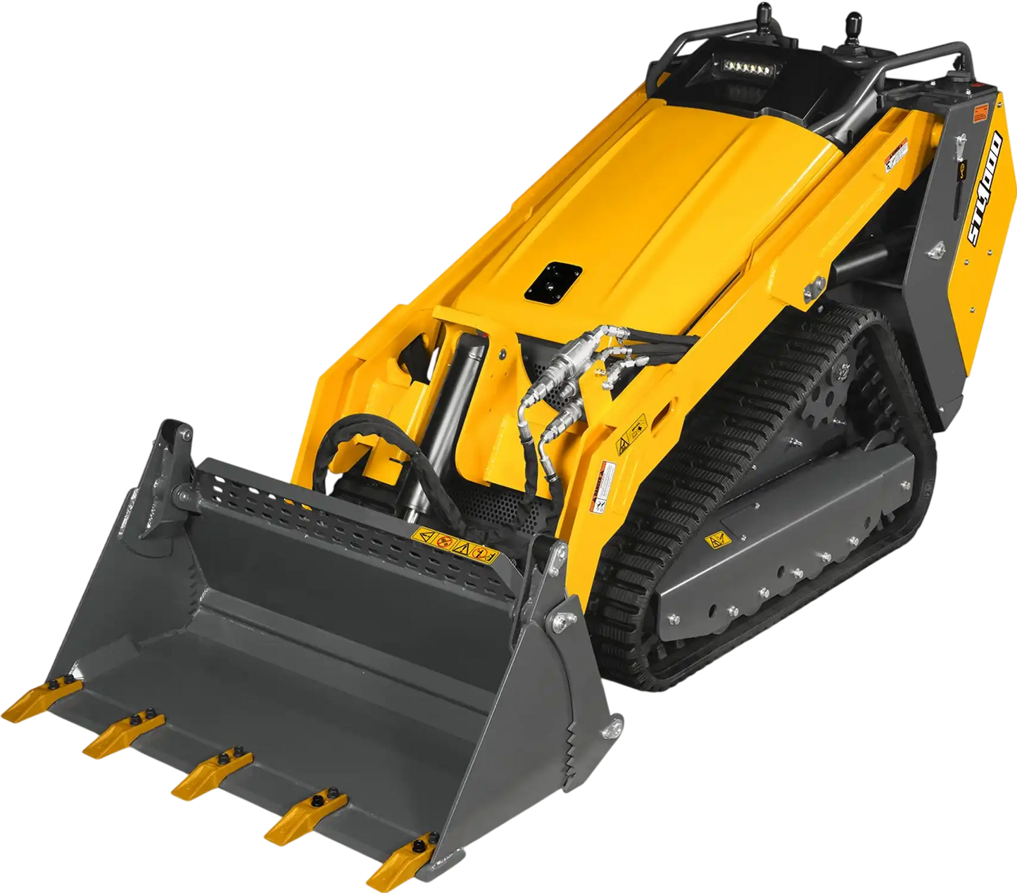 MechMaxx STL1000 Skid Steer Loader Mini Stand-On Compact Track Loader 25HP Kubota Diesel Engine 4"-1 Bucket CII New