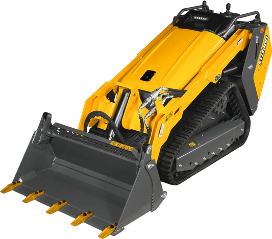 MechMaxx STL1000 Skid Steer Loader Mini Stand-On Compact Track Loader 25HP Kubota Diesel Engine 4"-1 Bucket CII New