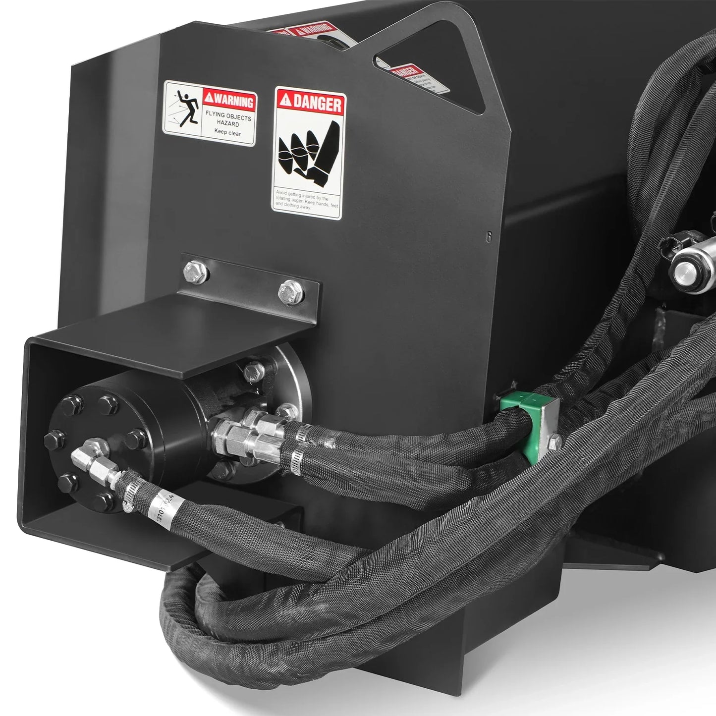 MechMaxx MSB48 Skid Steer Snow Blower 48" Width 20" Intake Hydraulic Remote Control Chute Rotation Deflector New