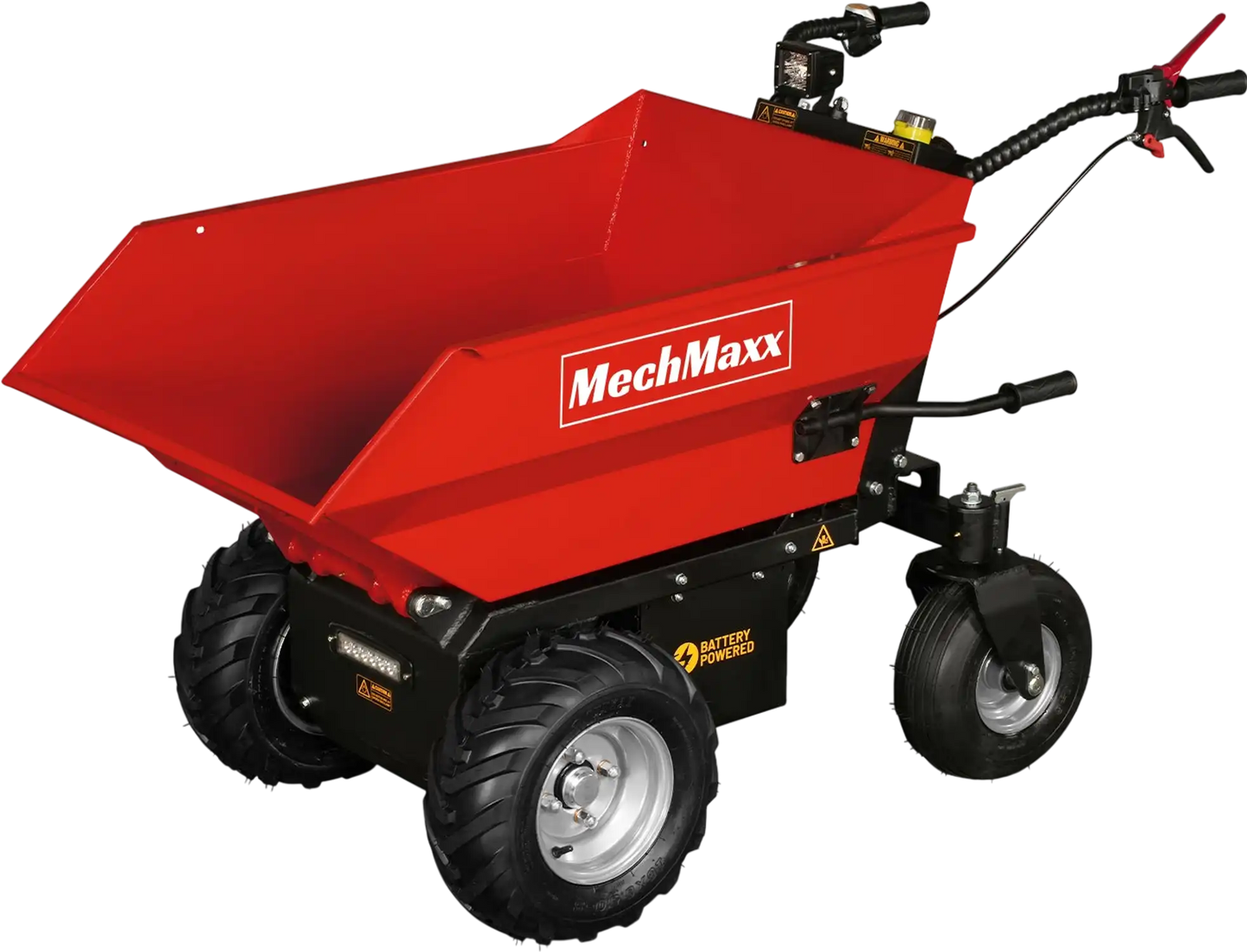MechMaxx E50 Mini Dumper 1100 lbs Loading Battery Powered Barrow Electric 1000W 48V Brushless DC Motor New