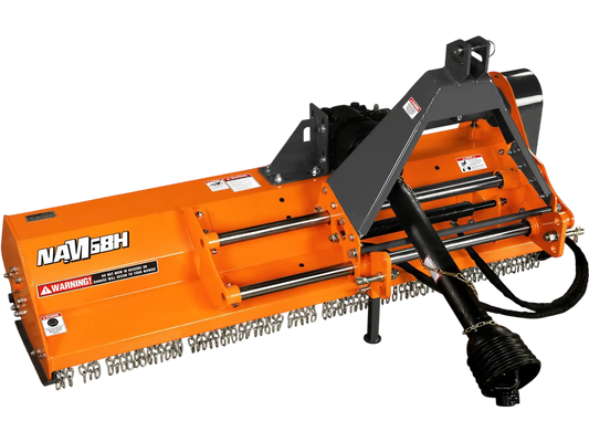 MechMaxx NAM 68H Flail Mower 68" PTO Hydraulic Side Shift 3 Point 30-60 HP New