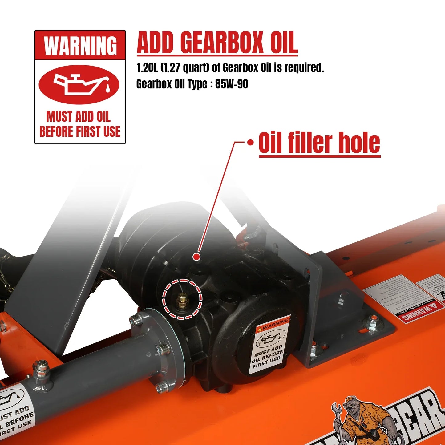 MechMaxx NAM 60 Flail Mower 60" PTO Driven 3 Point 30-60HP New