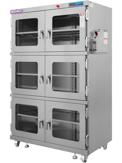 MechMaxx NC1430BSS-6 Desiccator Cabinet 1430L Nitrogen Dry Cabinet 1-60% RH Low Humidity Storage 304 Stainless Steel New
