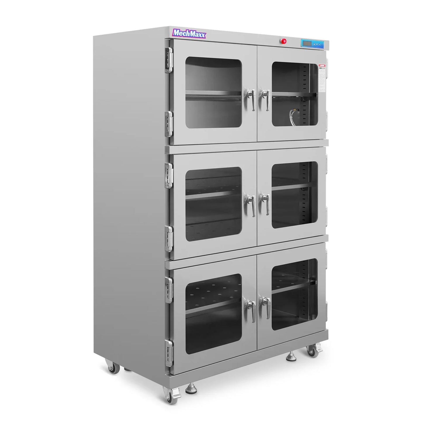 MechMaxx NC1430BSS-6 Desiccator Cabinet 1430L Nitrogen Dry Cabinet 1-60% RH Low Humidity Storage 304 Stainless Steel New