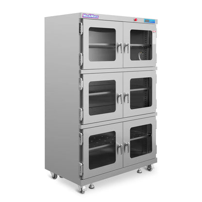 MechMaxx NC1430BSS-6 Desiccator Cabinet 1430L Nitrogen Dry Cabinet 1-60% RH Low Humidity Storage 304 Stainless Steel New