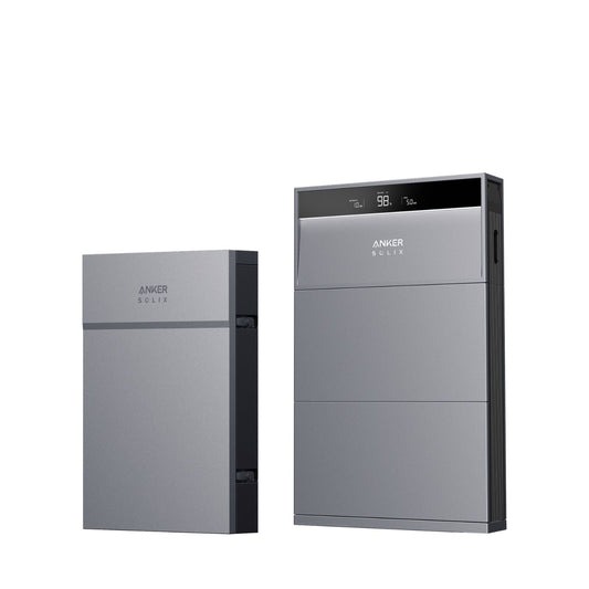 One Anker Power Module with two Anker Battery Modules and one Anker Backup Controller