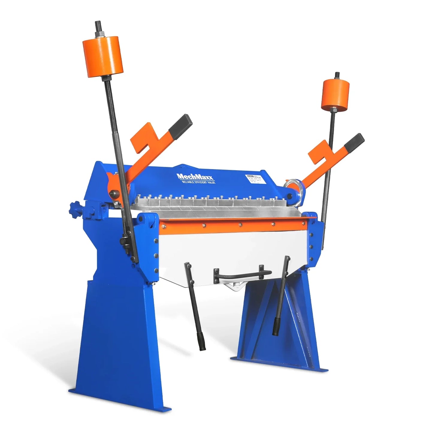 MechMaxx PB4812 Pan and Box Brake 48" Manual Heavy Duty 12 Gauge Mild Steel 135° Bending Angle Individual Bending Fingers New