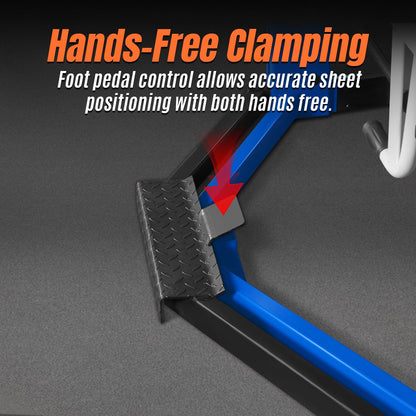 MechMaxx PBA5014' Clamp Pan and Box Brake 50" Light Duty Sheet Metal Folding Machine 0-135° Bending Angle 1.9" Clamping Lift 2" Box Depth New