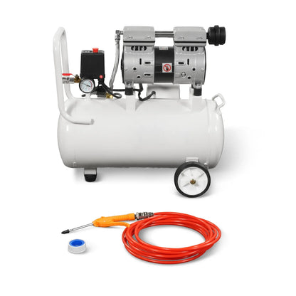 MechMaxx PC-30 Air Compressor 8 Gallon 600W 110V Oil-Free Quiet Electric Air Pump 0.7MPa 40L/min New