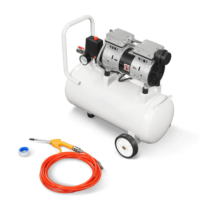 MechMaxx PC-30 Air Compressor 8 Gallon 600W 110V Oil-Free Quiet Electric Air Pump 0.7MPa 40L/min New