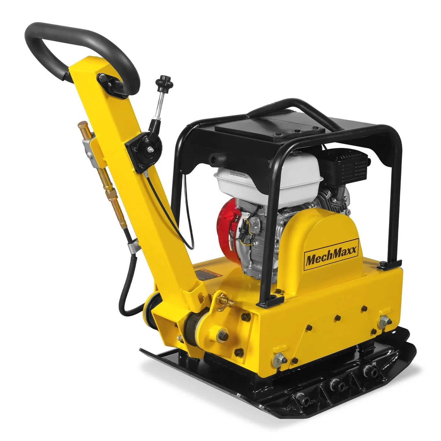 MechMaxx PC150H Plate Compactor Honda GX160 Reversible with Wheel Kit Extension Plates 5625 lbs Centrifugal Force New