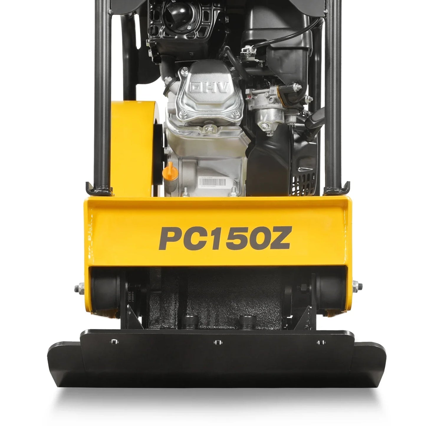 MechMaxx PC150Z Plate Compactor 5.8 HP Reversible with Wheel Kit Extension Plates 5625 lb Centrifugal Force New