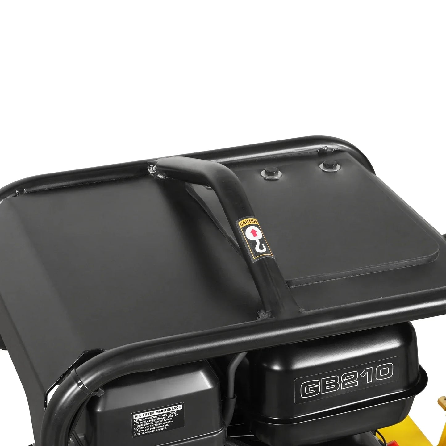 MechMaxx PC150Z Plate Compactor 5.8 HP Reversible with Wheel Kit Extension Plates 5625 lb Centrifugal Force New