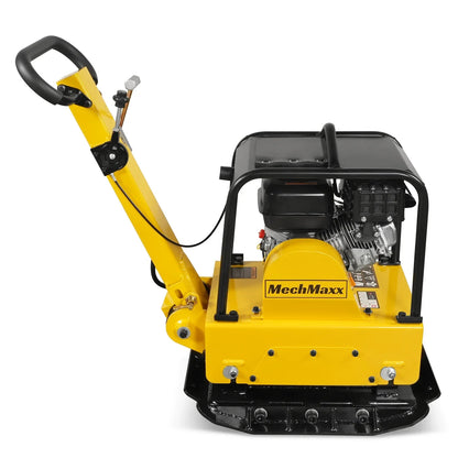 MechMaxx PC150Z Plate Compactor 5.8 HP Reversible with Wheel Kit Extension Plates 5625 lb Centrifugal Force New