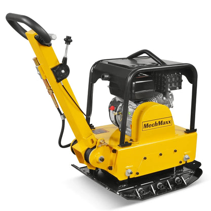 MechMaxx PC150Z Plate Compactor 5.8 HP Reversible with Wheel Kit Extension Plates 5625 lb Centrifugal Force New