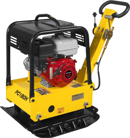 MechMaxx TR60H Tamping Rammer Honda GX270 Reversible Plate Compactor Wheel Kit Extension Plates 6750 lbs Centrifugal Force New